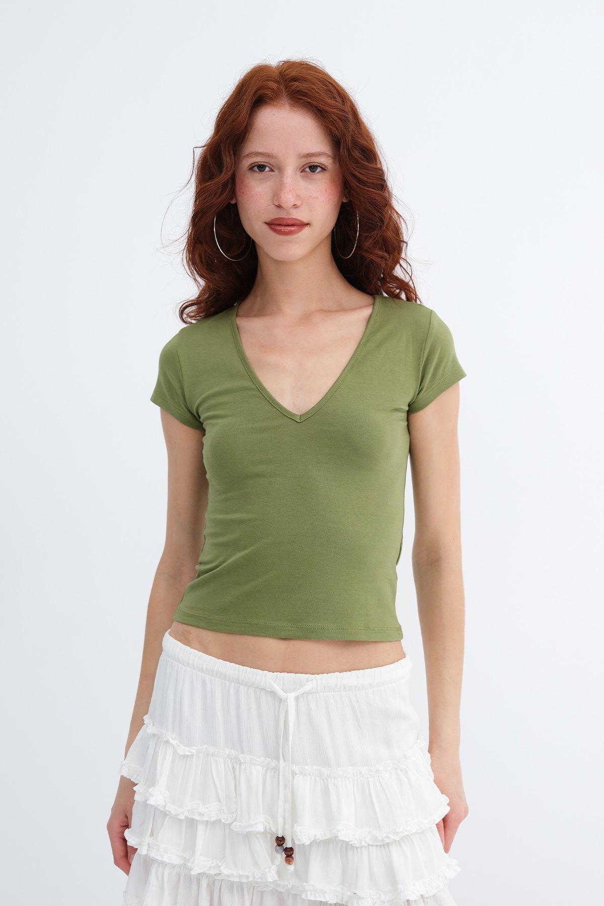 Matcha_V-Neck-Basic-T-shirt-addax