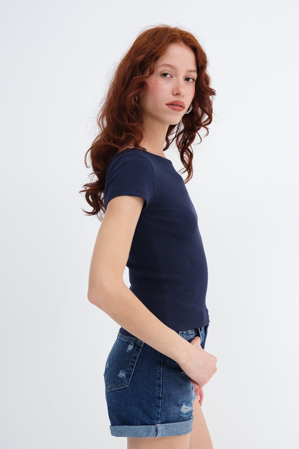 Dark-Night-Blue_Basic-Ribbed-T-shirt-addax