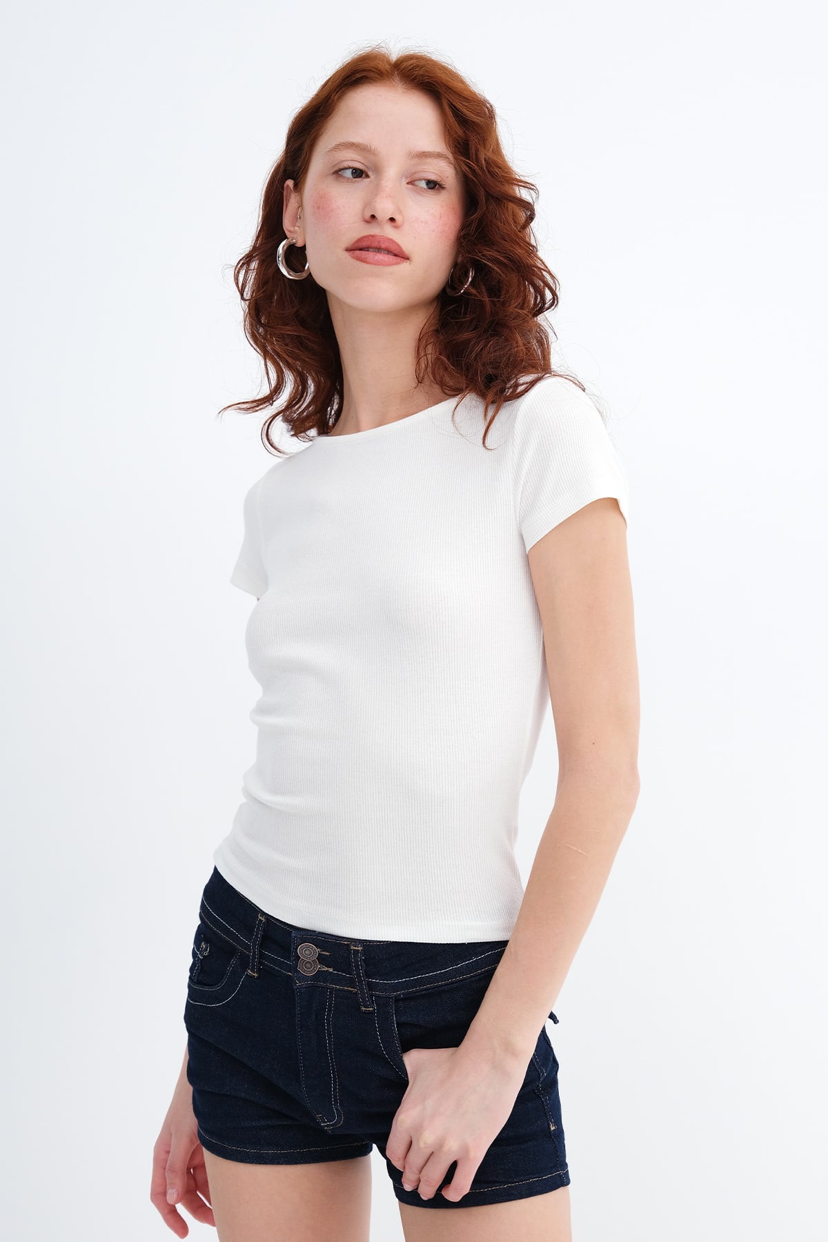 Basic Ribbed T-shirt