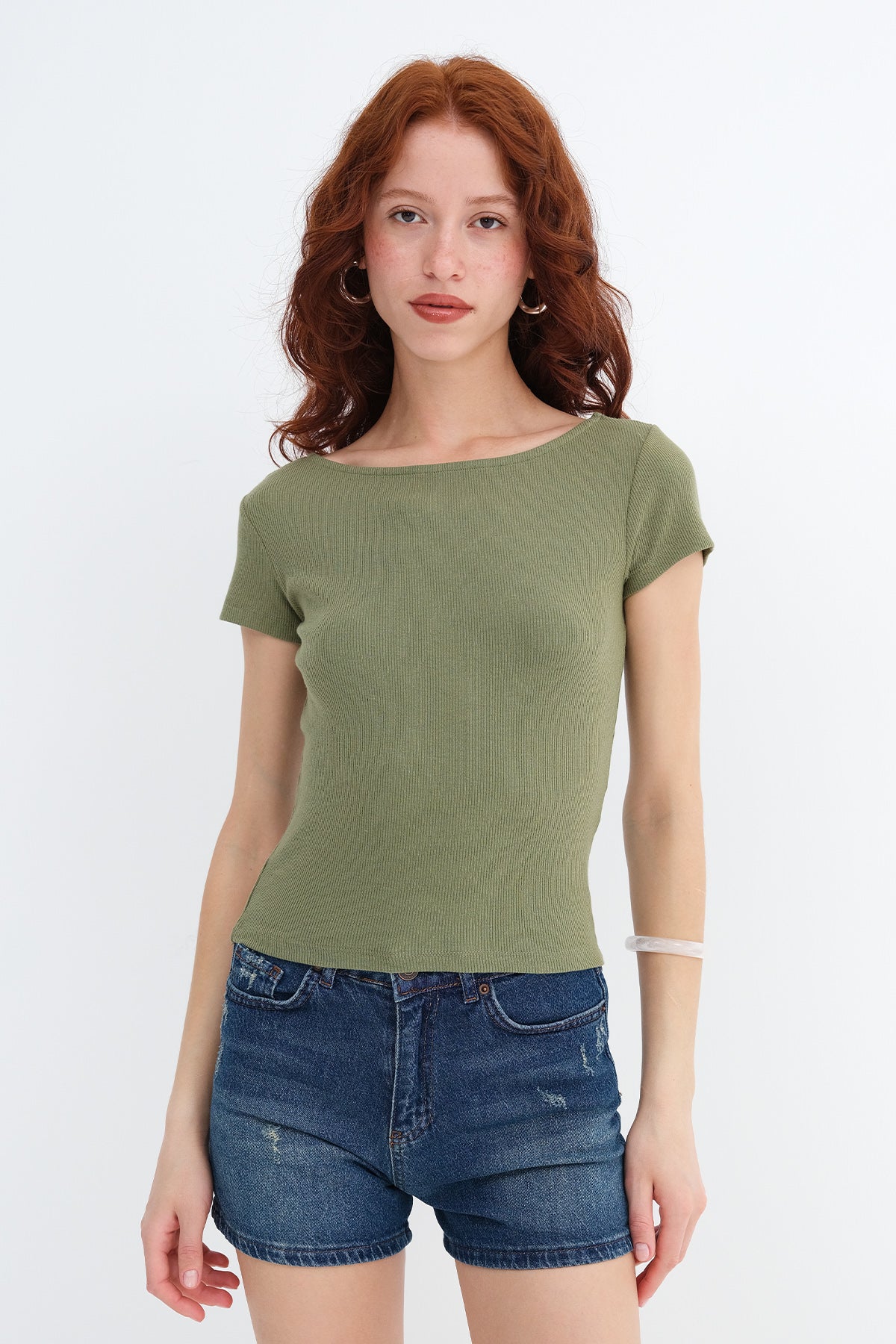 Matcha_Basic-Ribbed-T-shirt-addax