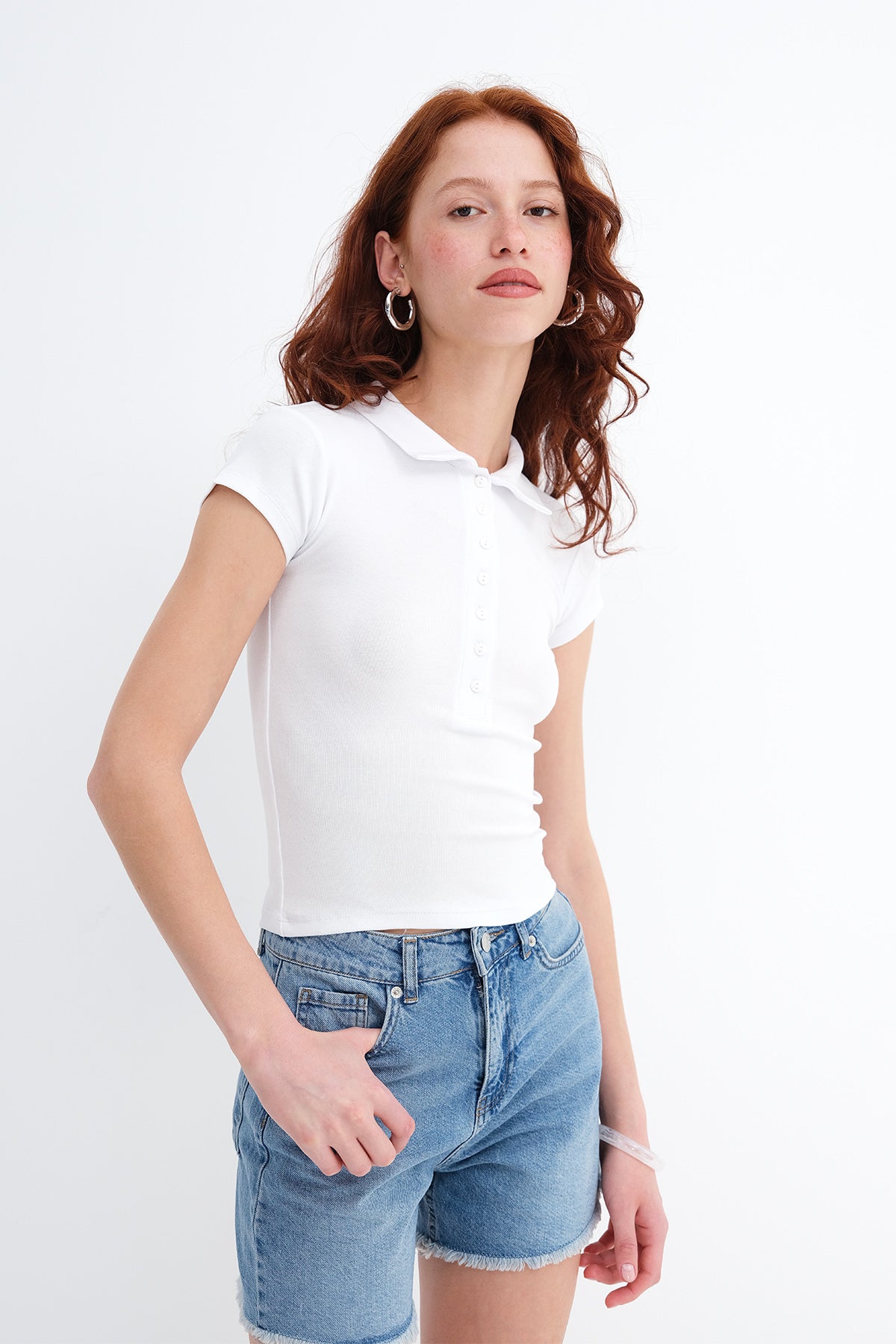 White_Polo-Collar-Button-Down-T-shirt-addax