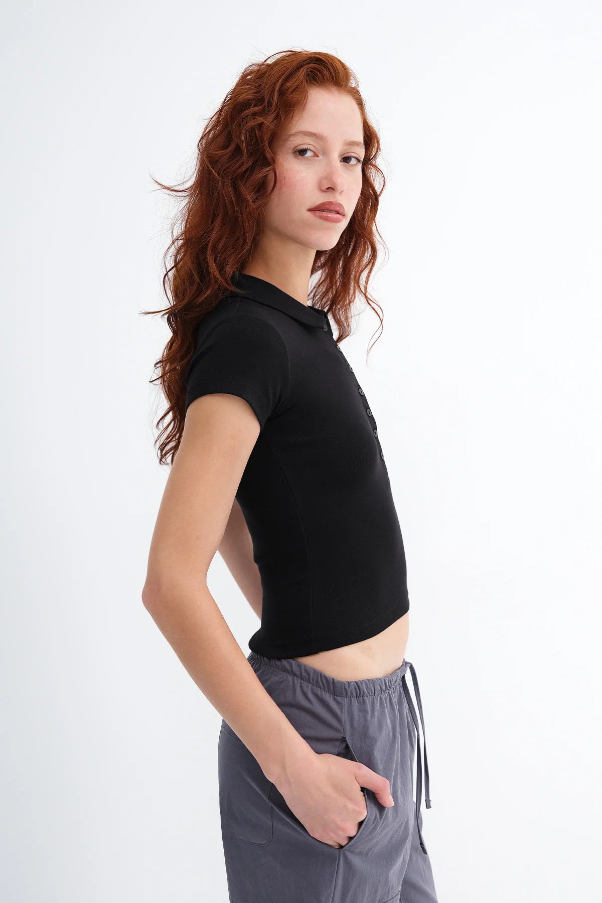 Black_Buttoned-Polo-T-shirt-addax