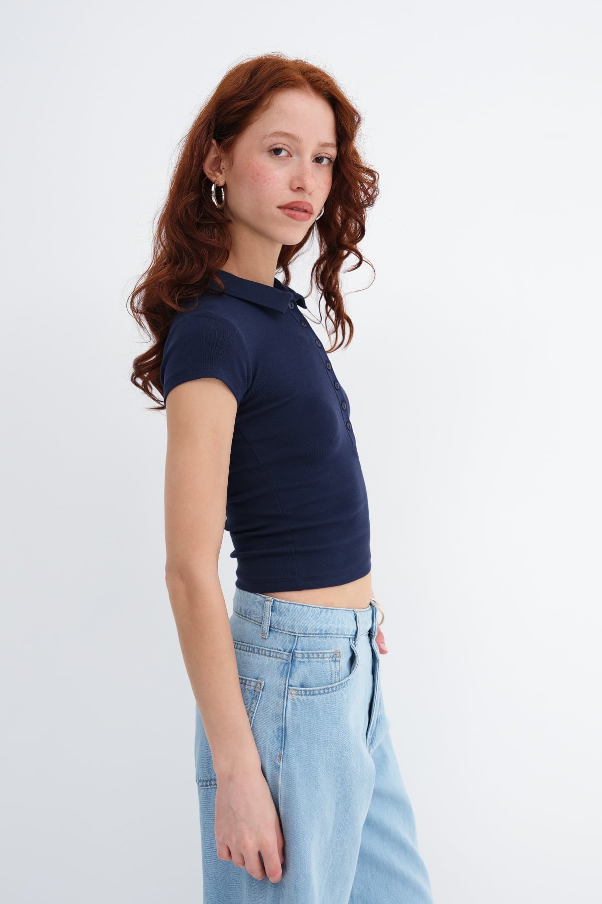 Dark-Night-Blue_Polo-Collar-Button-Down-T-shirt-addax