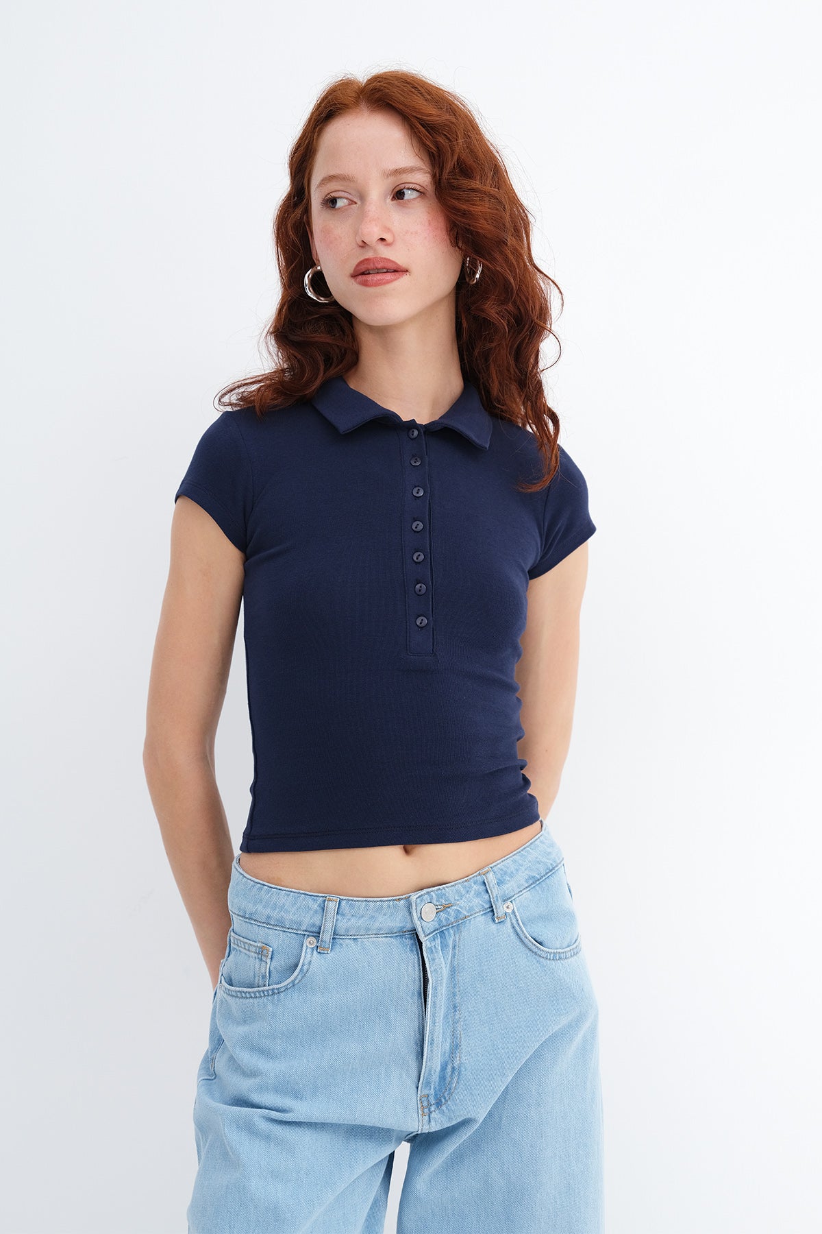 Dark-Night-Blue_Polo-Collar-Button-Down-T-shirt-addax