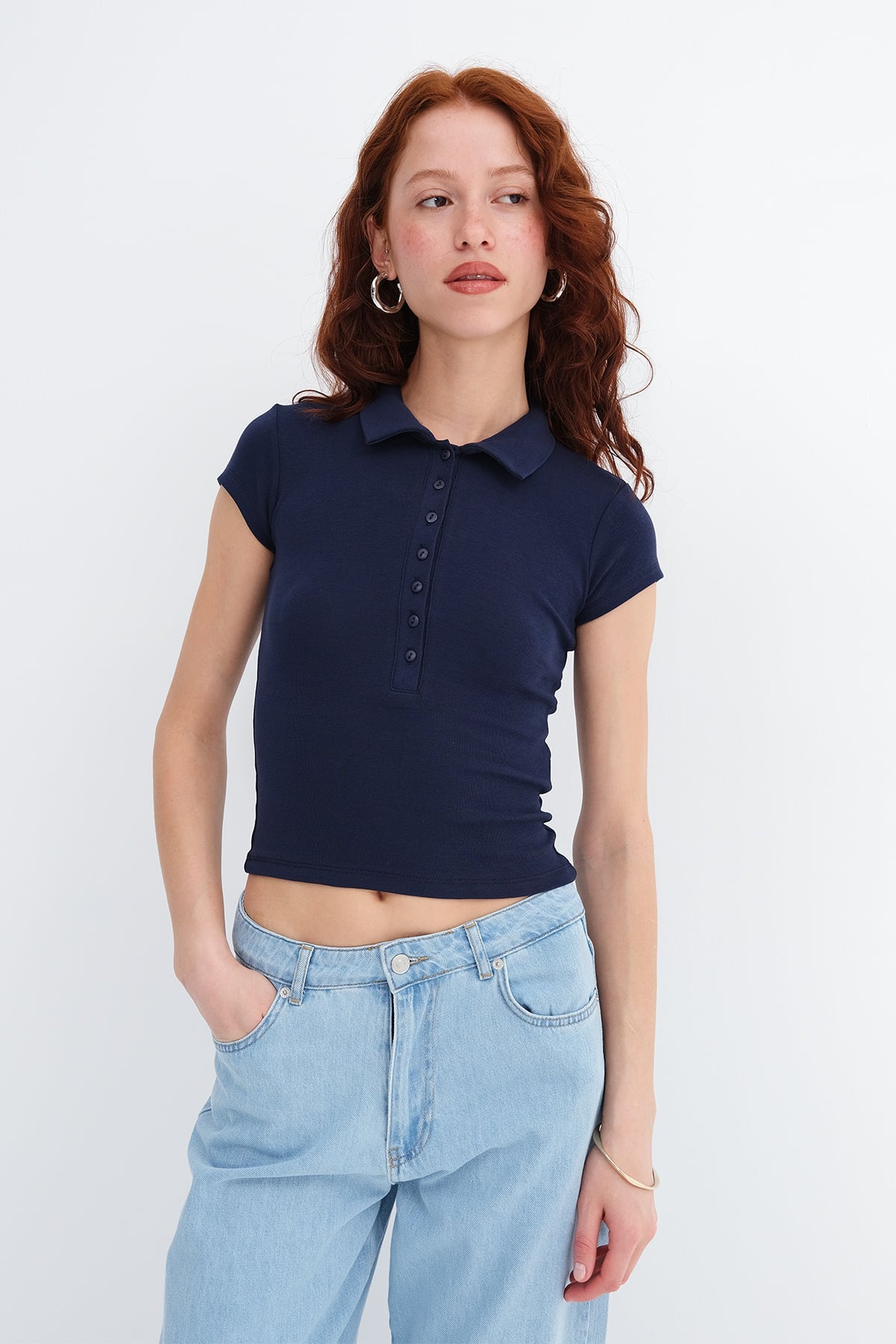 Dark-Night-Blue_Polo-Collar-Button-Down-T-shirt-addax