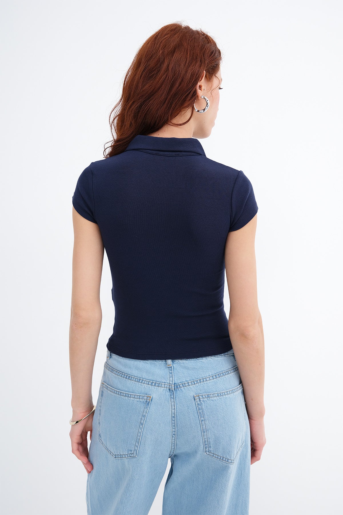 Dark-Night-Blue_Polo-Collar-Button-Down-T-shirt-addax