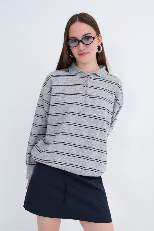 Grey_Striped-Polo-Neck-Knit-Sweater-addax