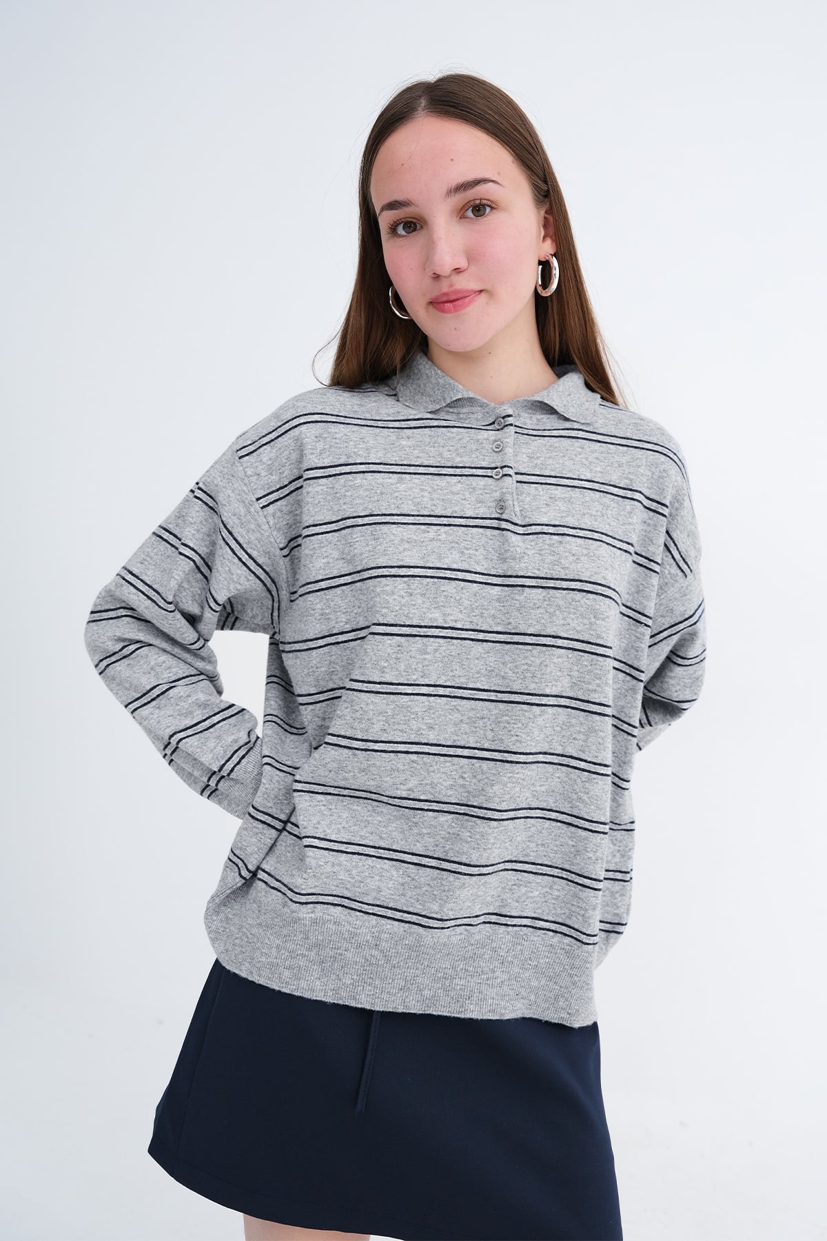 Grey_Striped-Polo-Neck-Knit-Sweater-addax