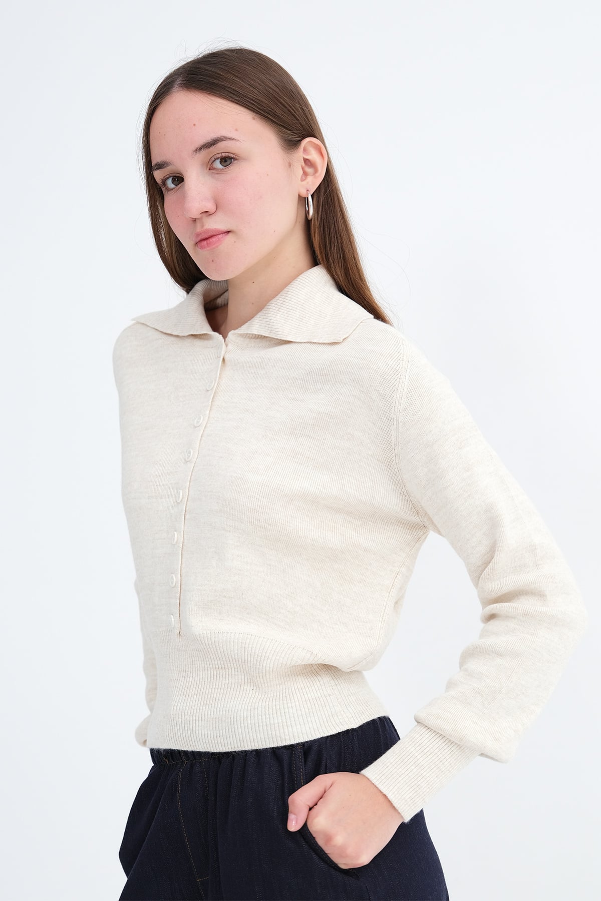Stone_Button-Up-Knit-Top-addax