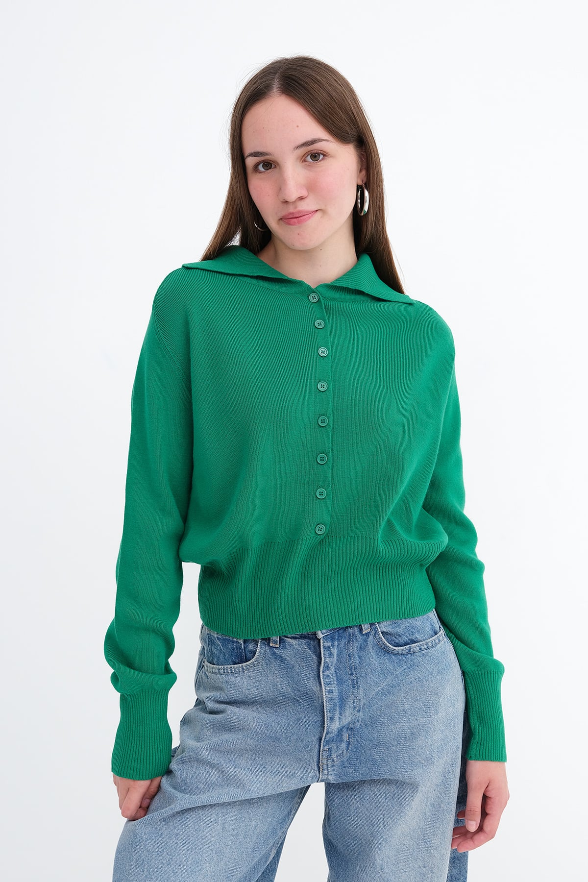 Green_Button-Up-Knit-Top-addax