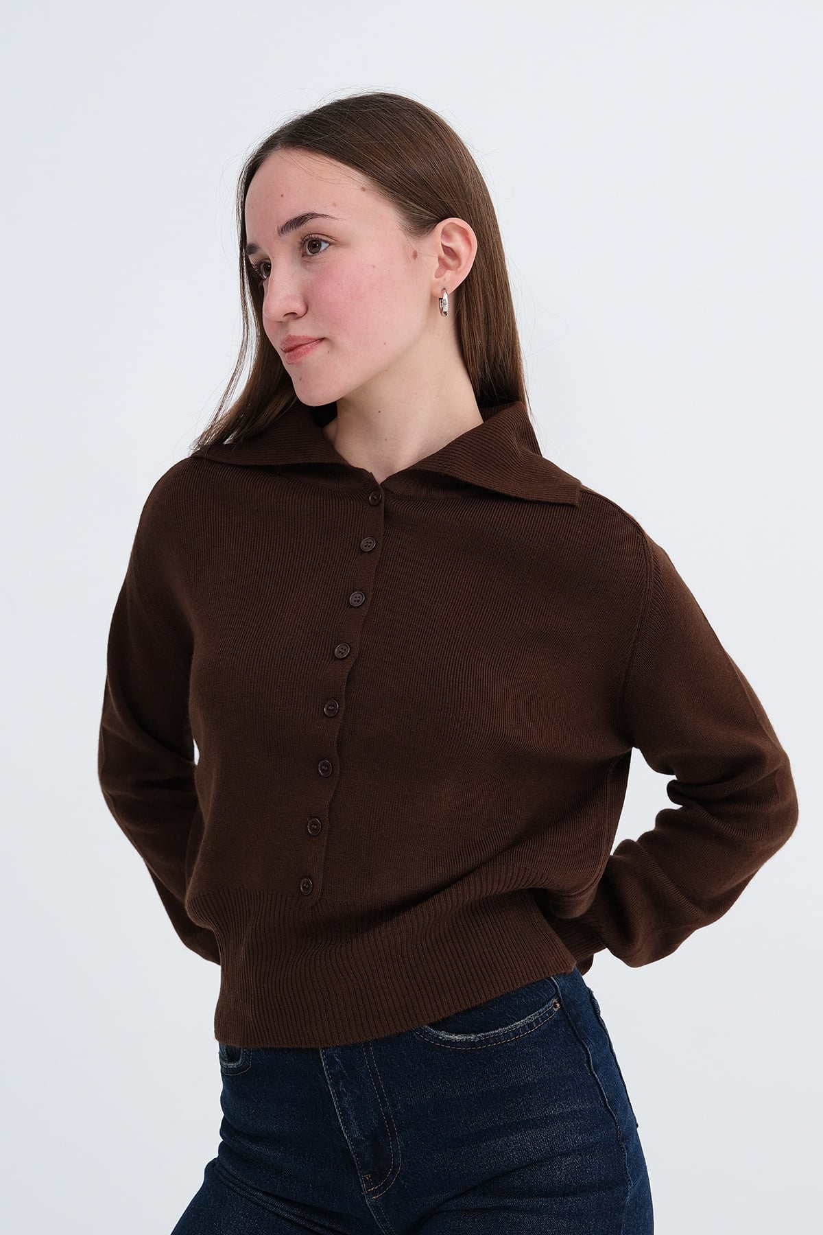 Bitter-Coffee_Button-Up-Knit-Top-addax