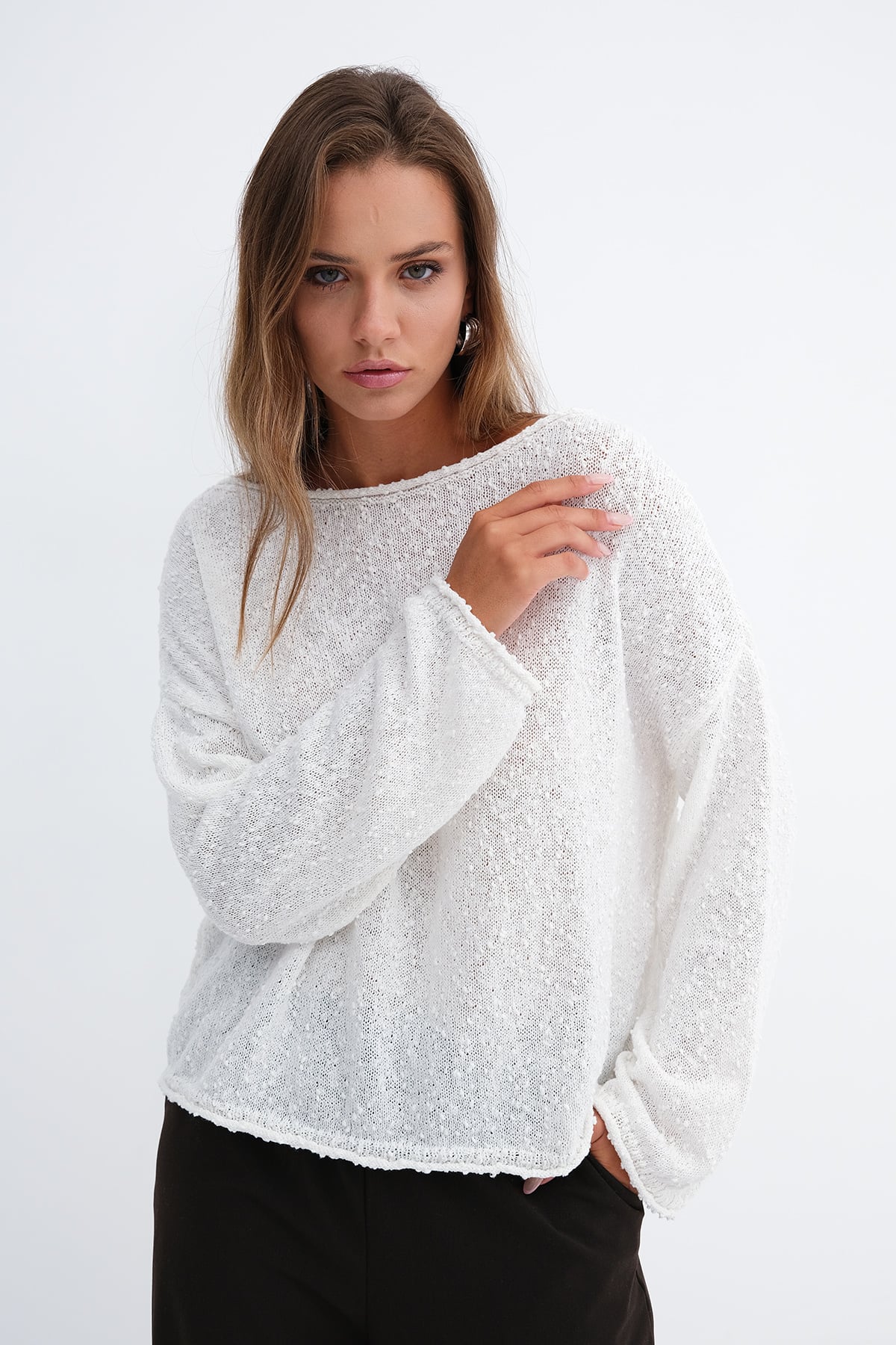 Ecru_Textured-Knit-Sweater-addax