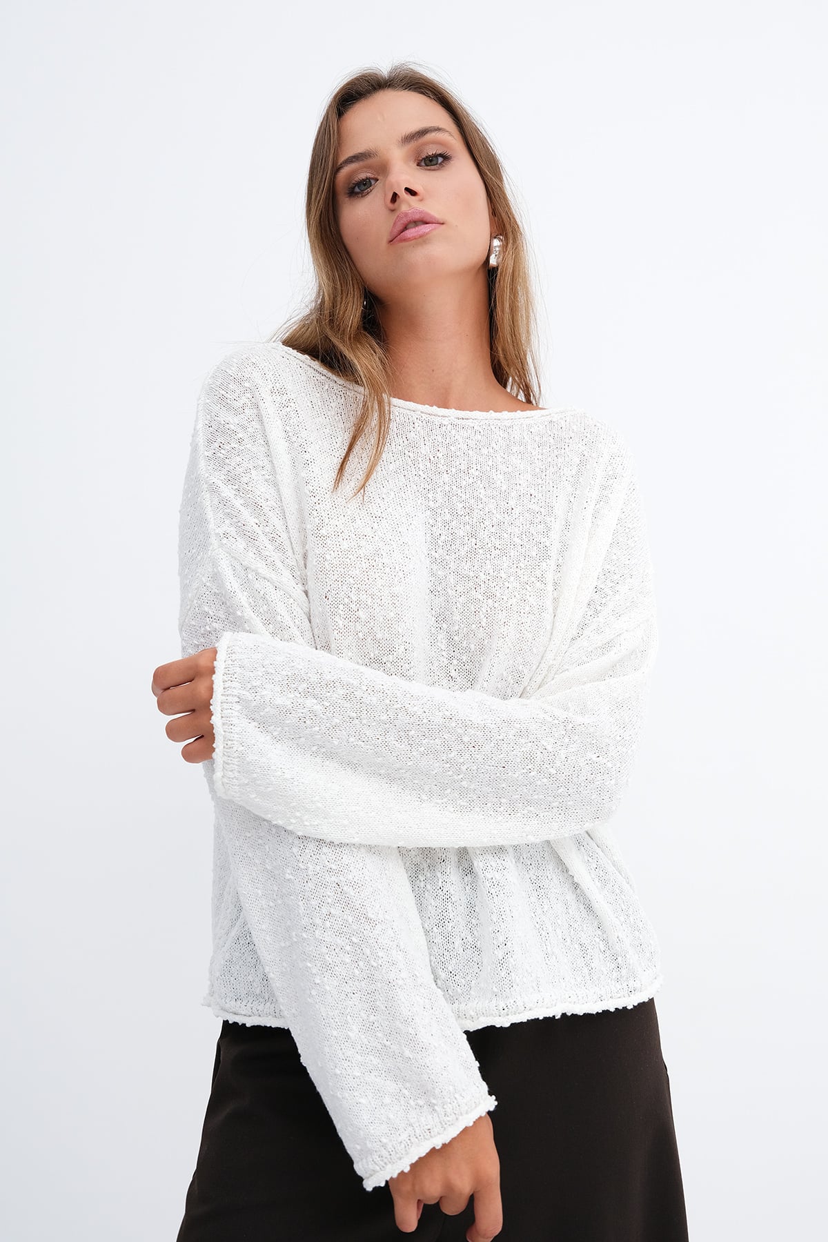 Ecru_Textured-Knit-Sweater-addax