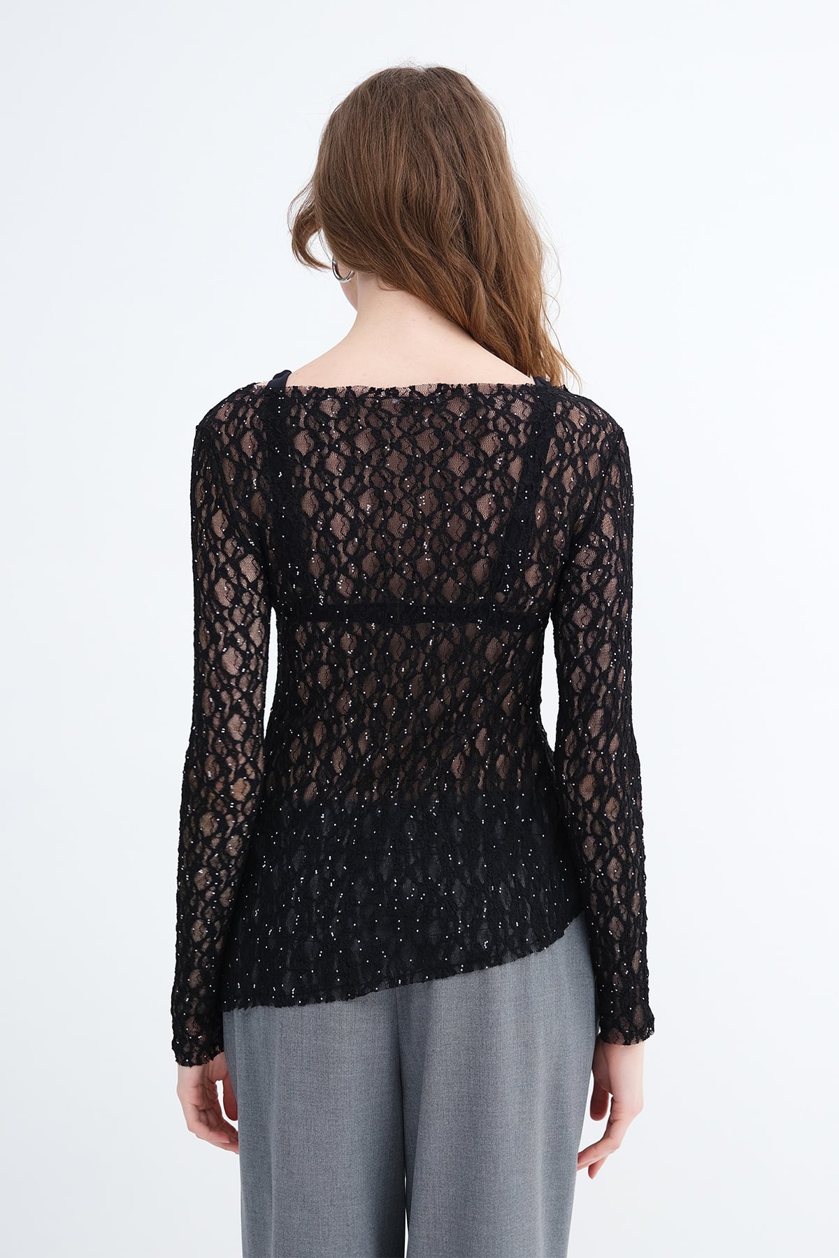 Embellished Lace Blouse