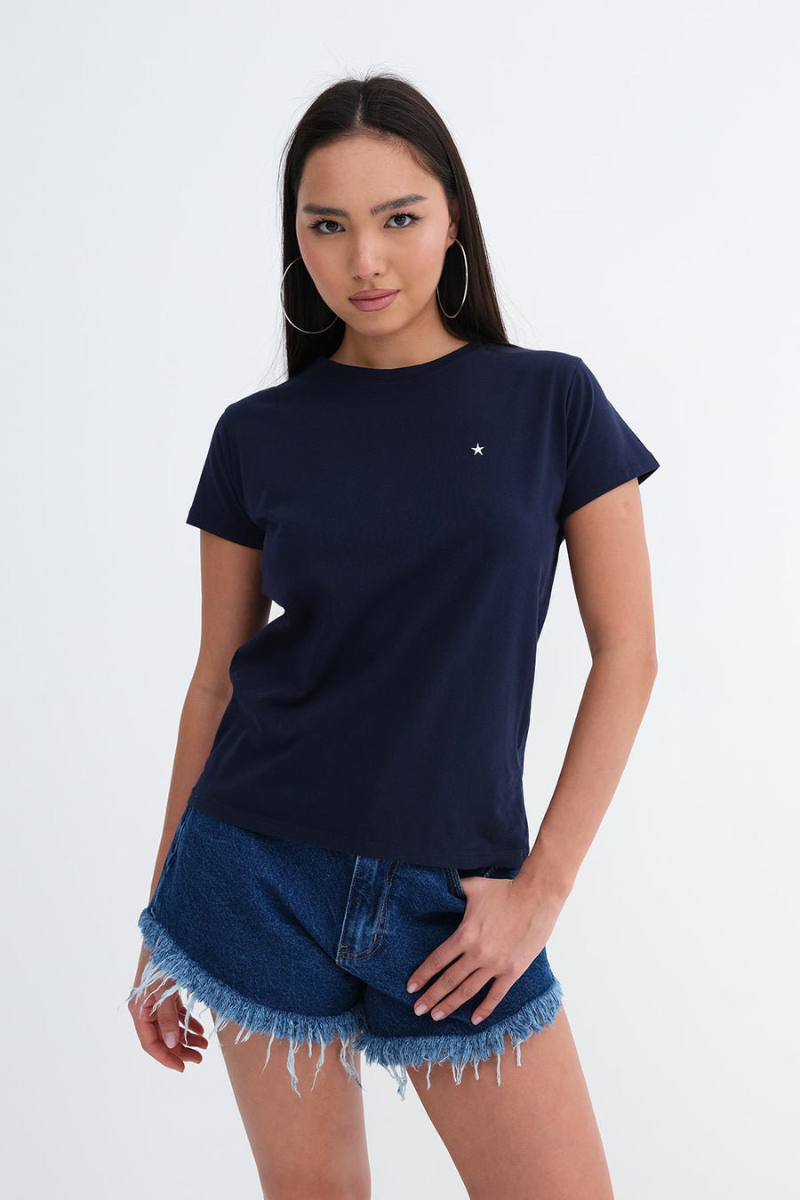 Night-Blue_Crew-Neck-Short-Sleeve-T-shirt-addax