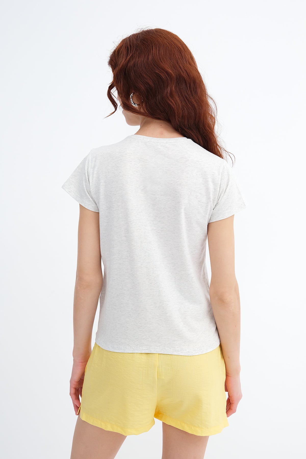 Snow-Melange_Crew-Neck-Short-Sleeve-T-shirt-addax