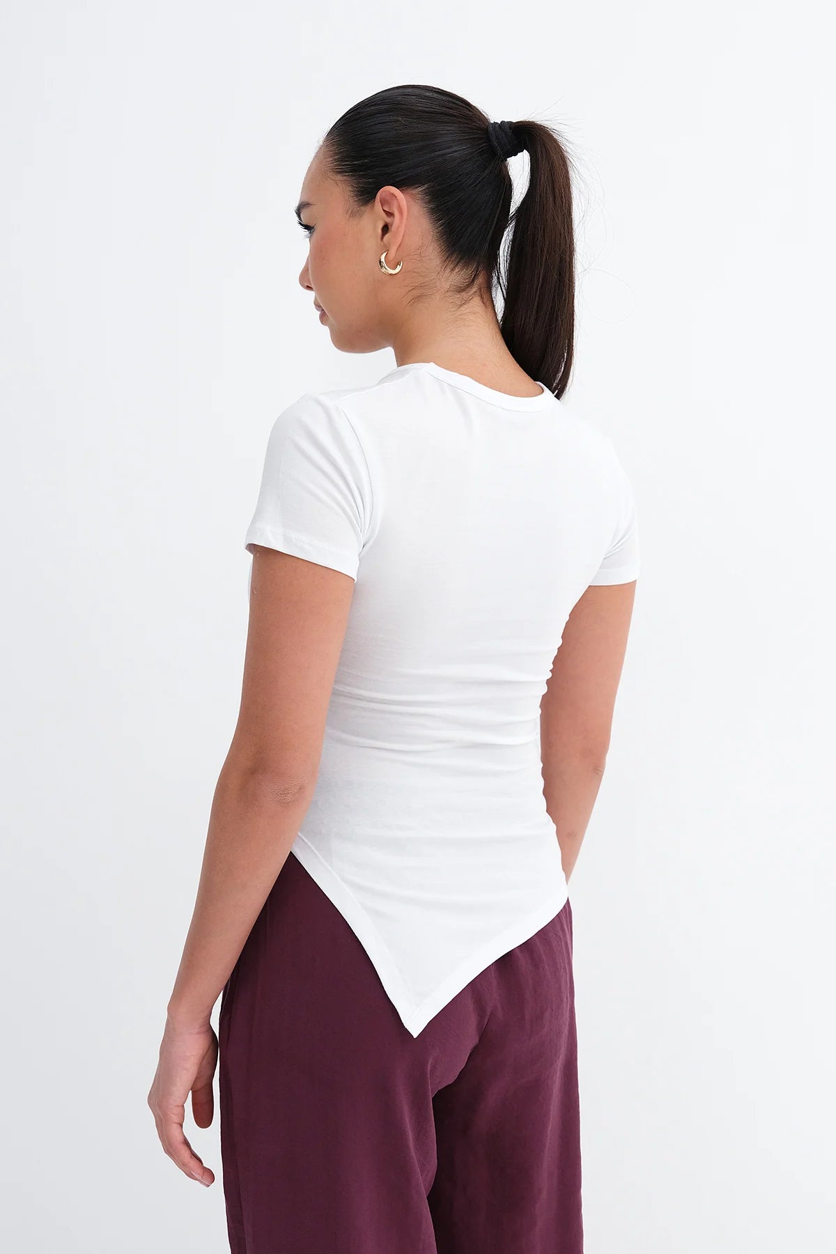 White_Asymmetrical-Cut-Basic-T-shirt-addax
