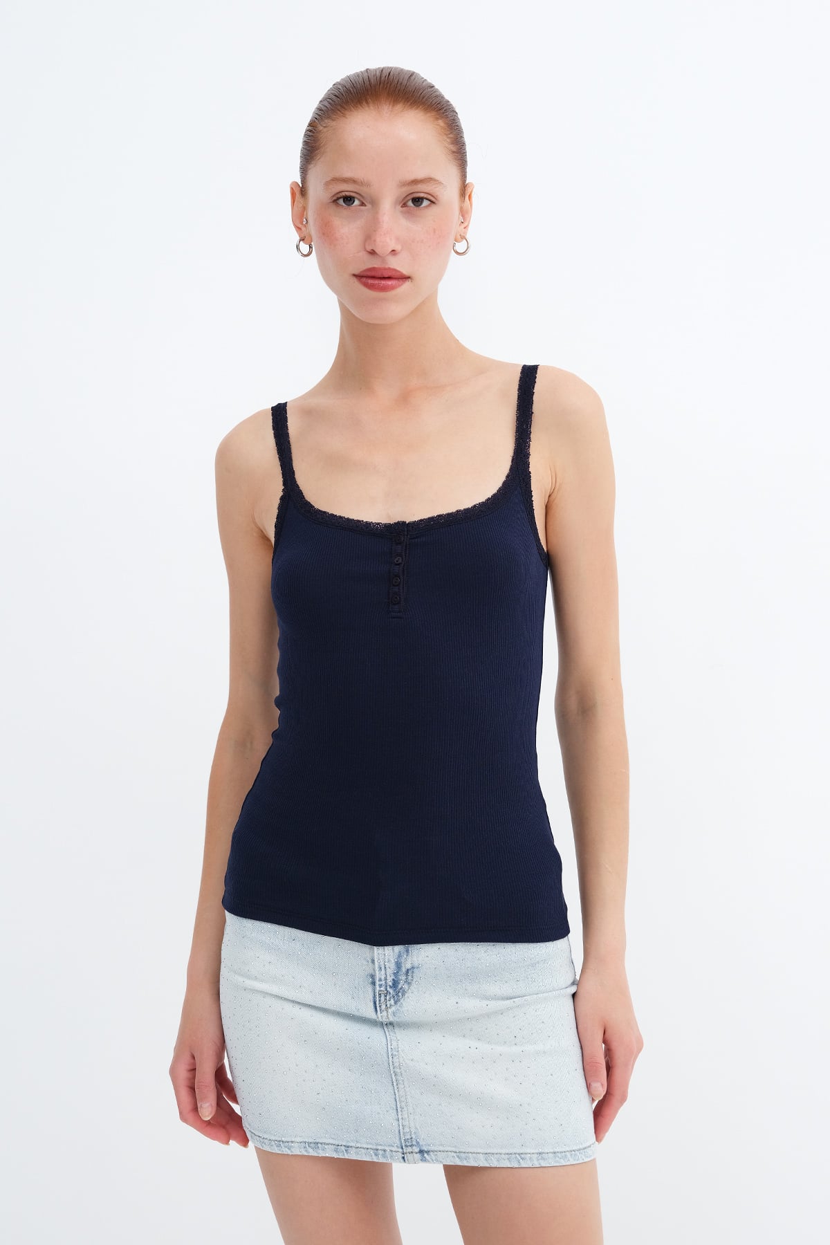 Dark-Night-Blue_Button-Front-Tank-Top-addax