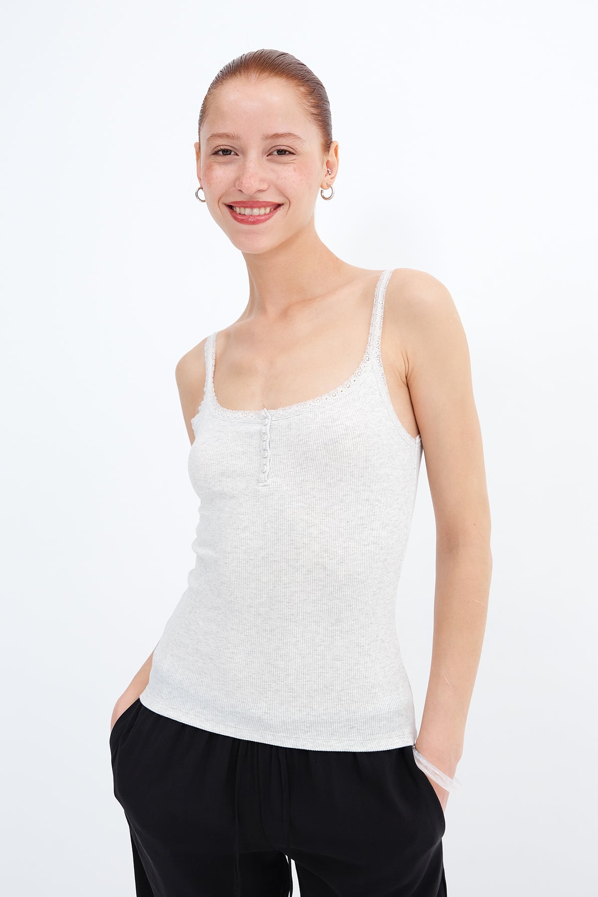 Snow-Melange_Button-Front-Tank-Top-addax