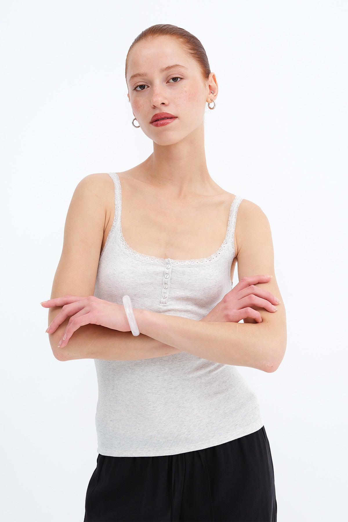 Snow-Melange_Button-Front-Tank-Top-addax