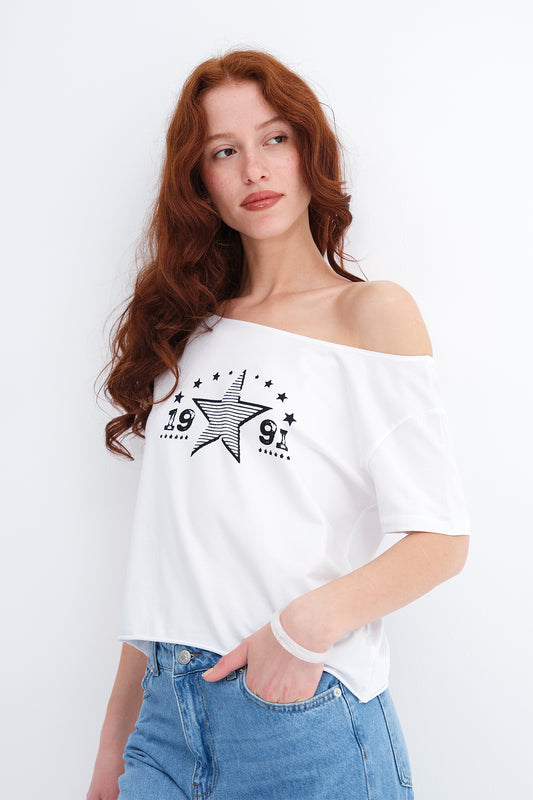 White_Boat-Neck-Printed-T-shirt-addax