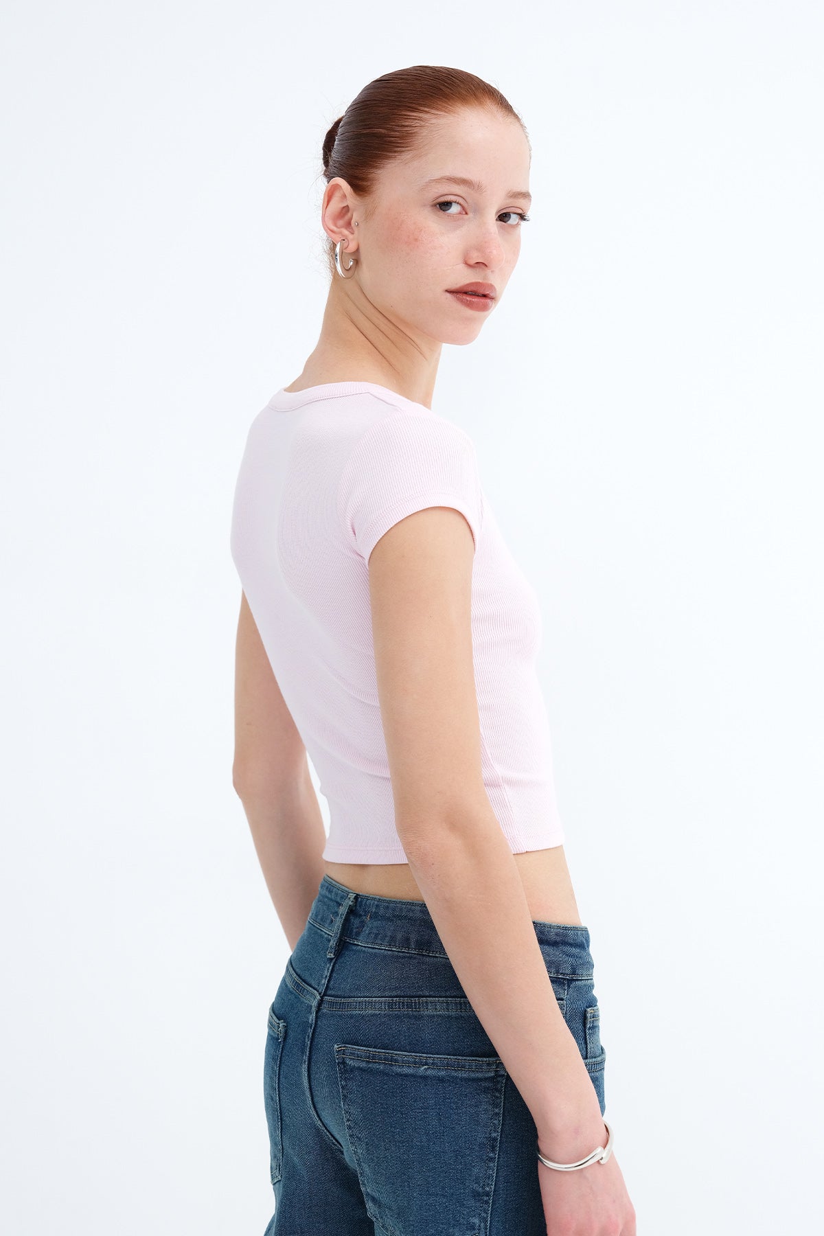 Lotus_Snap-Button-Collar-Modal T-shirt-addax