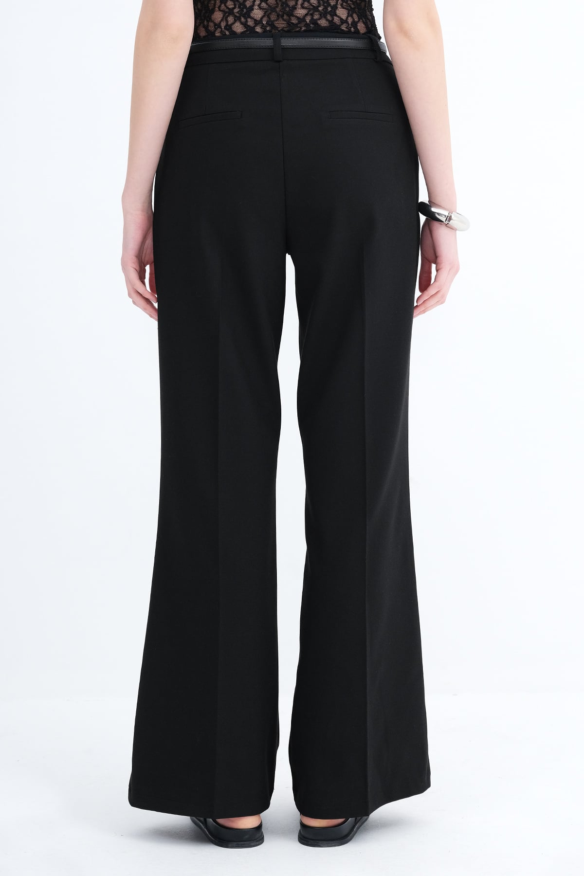 Black_Belted-Flared-Pants-addax