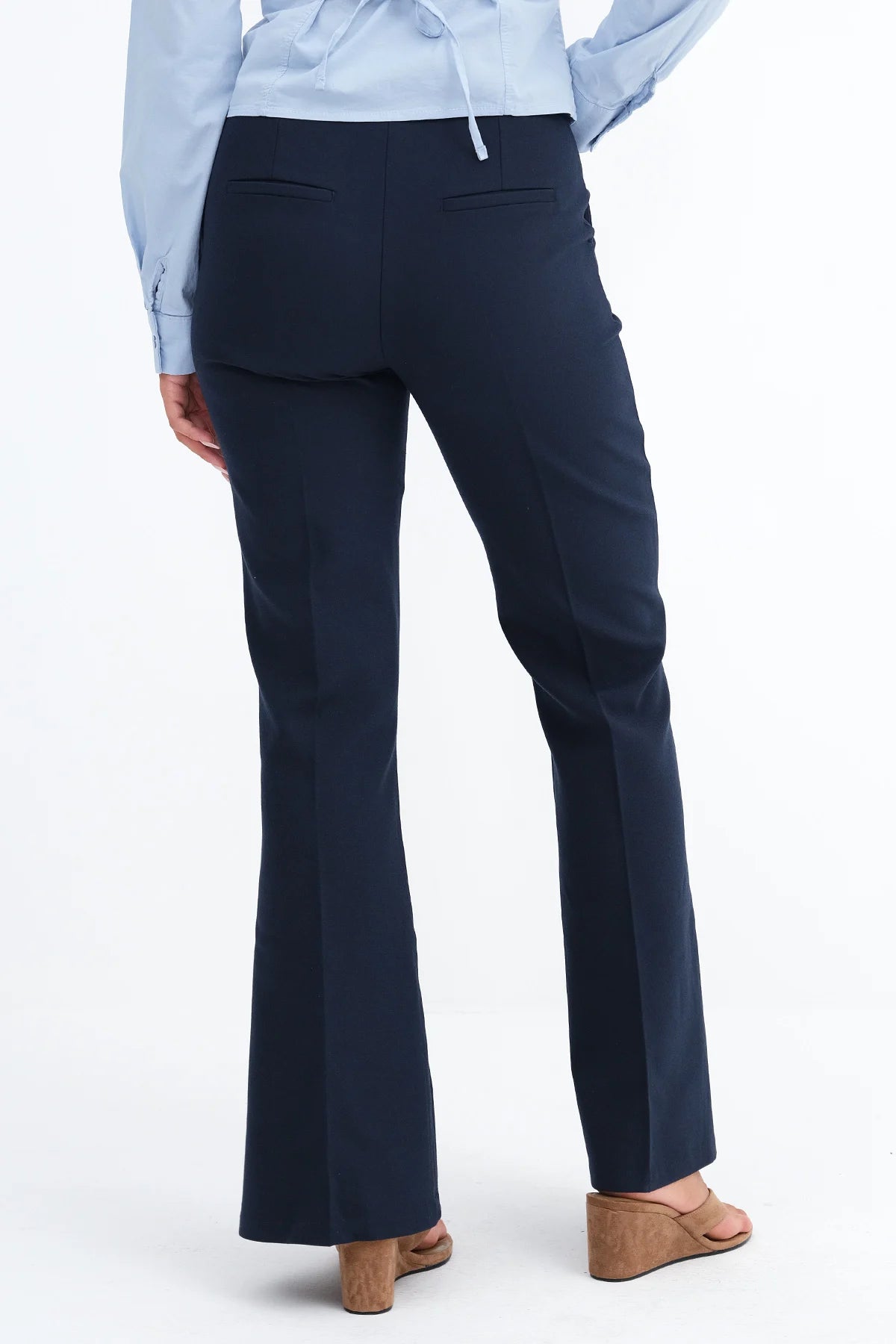 Dark-Night-Blue_Belted-Flared-Pants-addax