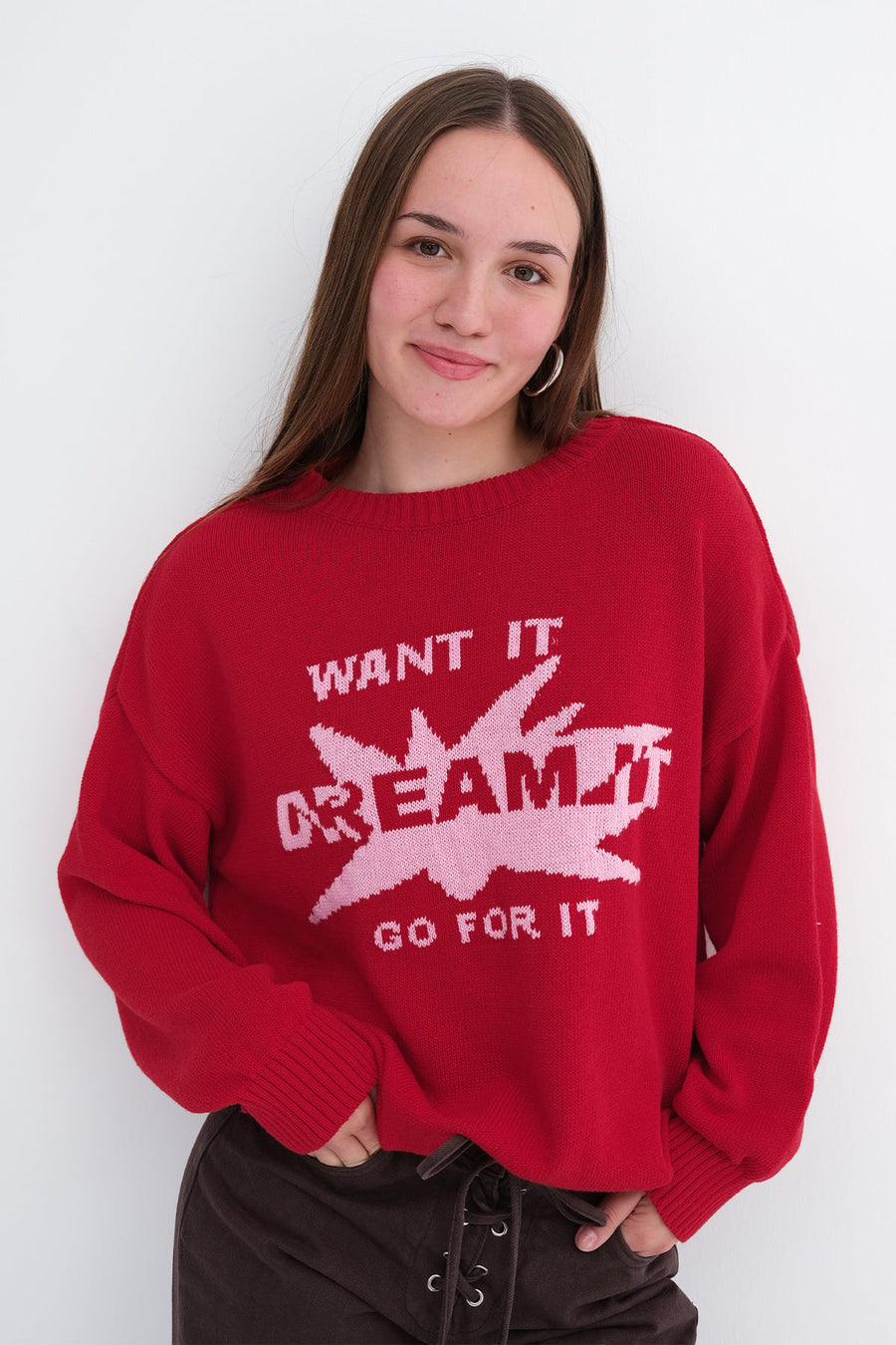 Red_Crew-Neck-Knit-Sweater-addax