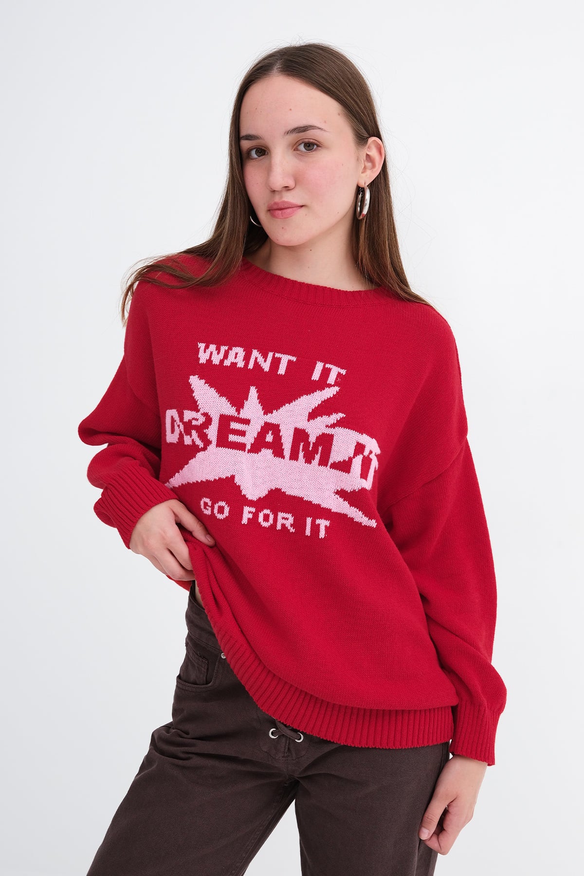 Red_Crew-Neck-Knit-Sweater-addax