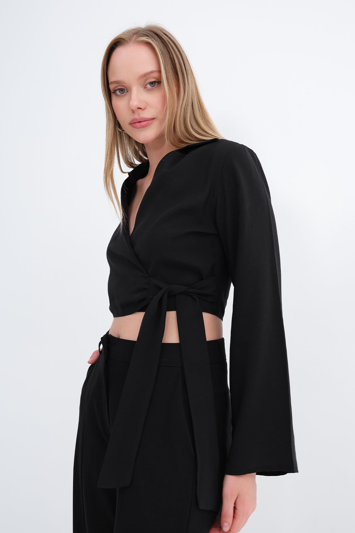 Black_Long-Sleeve-Tie-Front-Shirt-addax