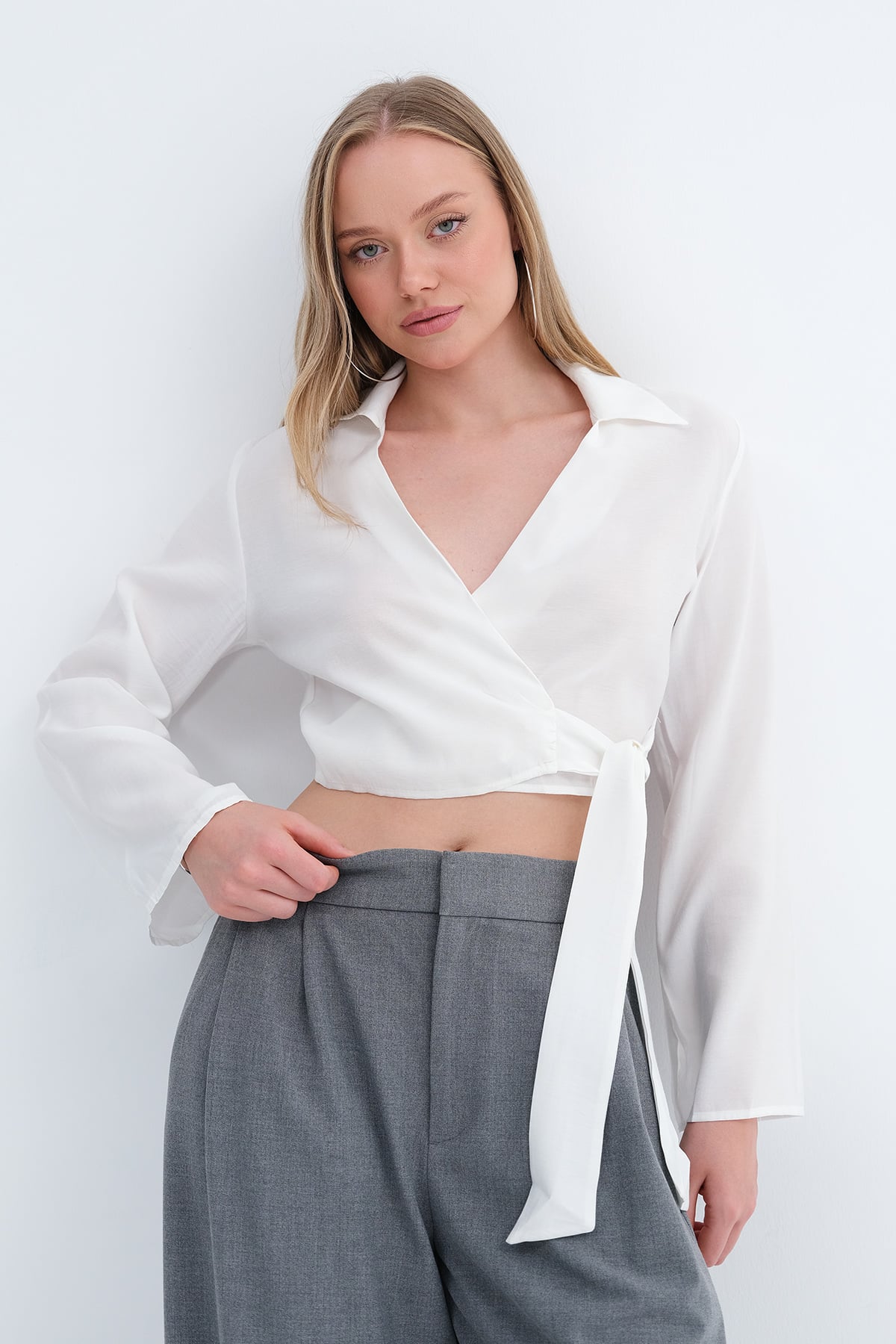 Ecru_Long-Sleeve-Tie-Front-Shirt-addax