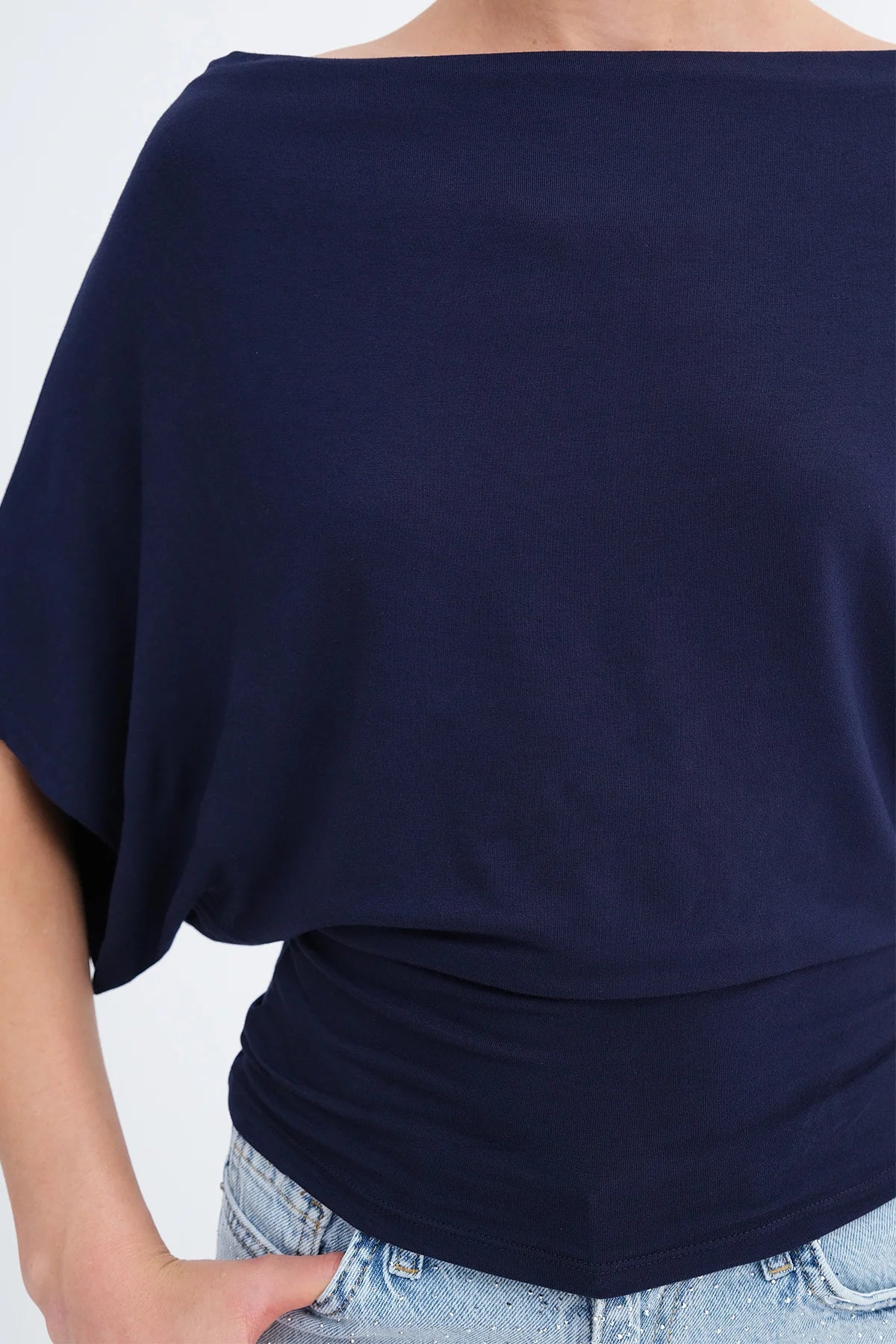 Night-Blue_Boat-Neck-Blouse-addax
