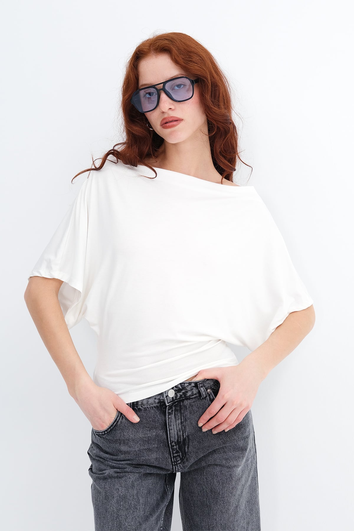 Ecru_Boat-Neck-Blouse-addax