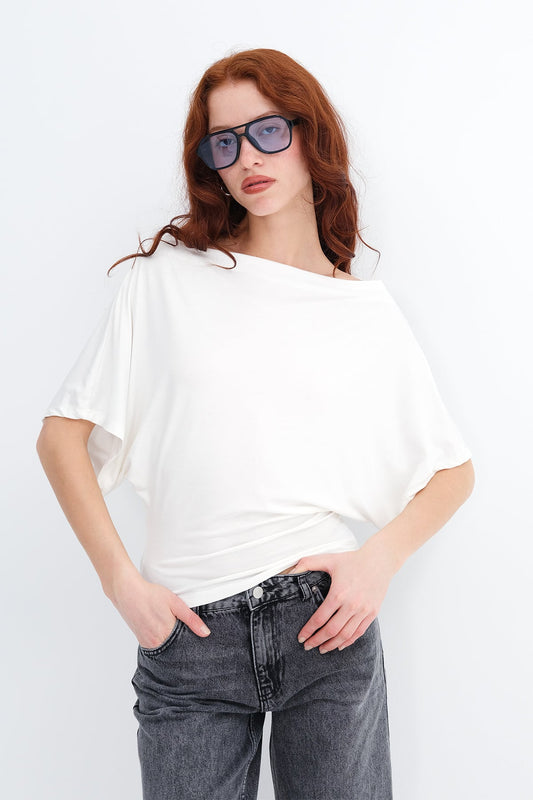 Ecru_Boat-Neck-Blouse-addax