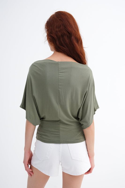 Oil-Green_Boat-Neck-Blouse-addax