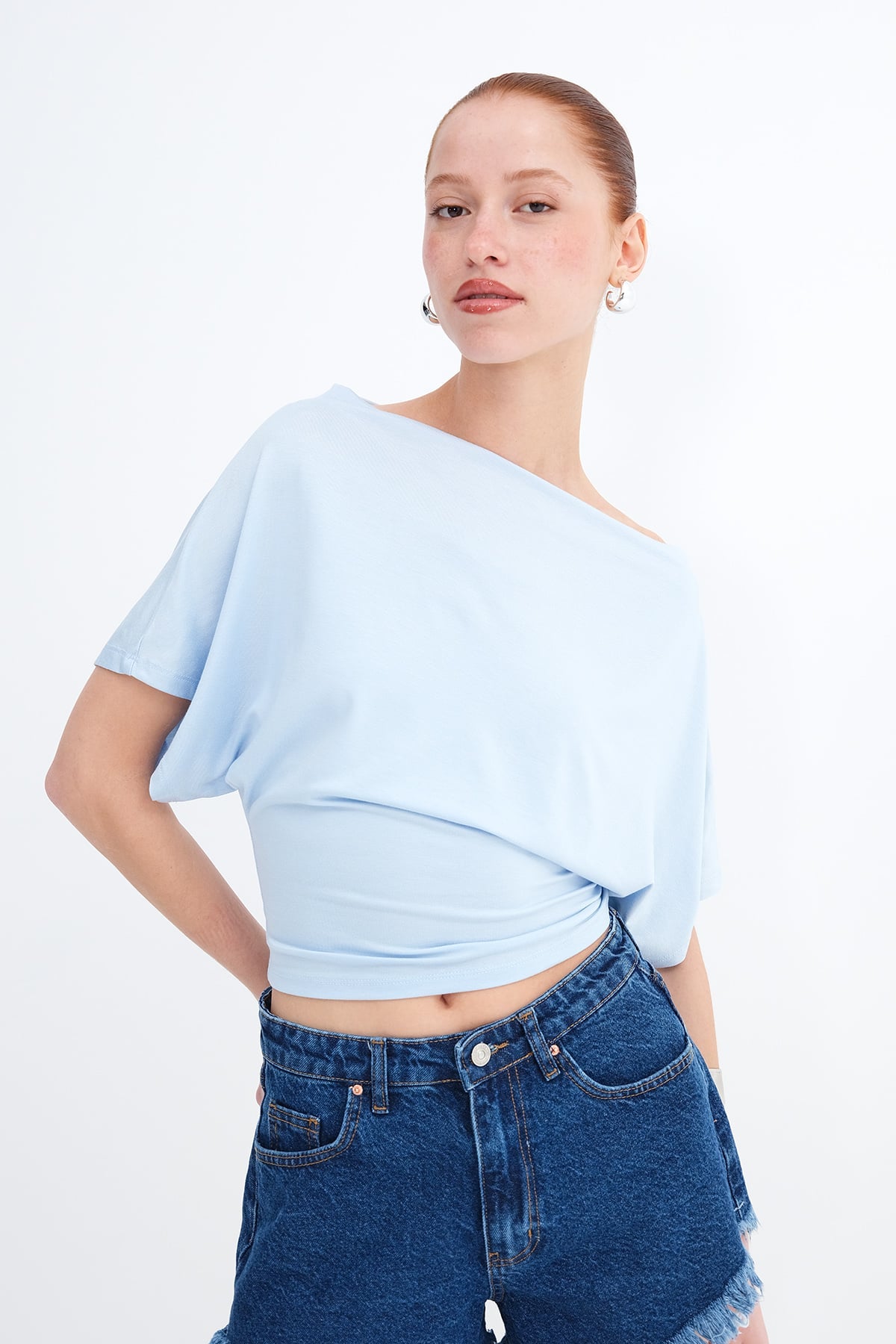 Boat Neck Blouse