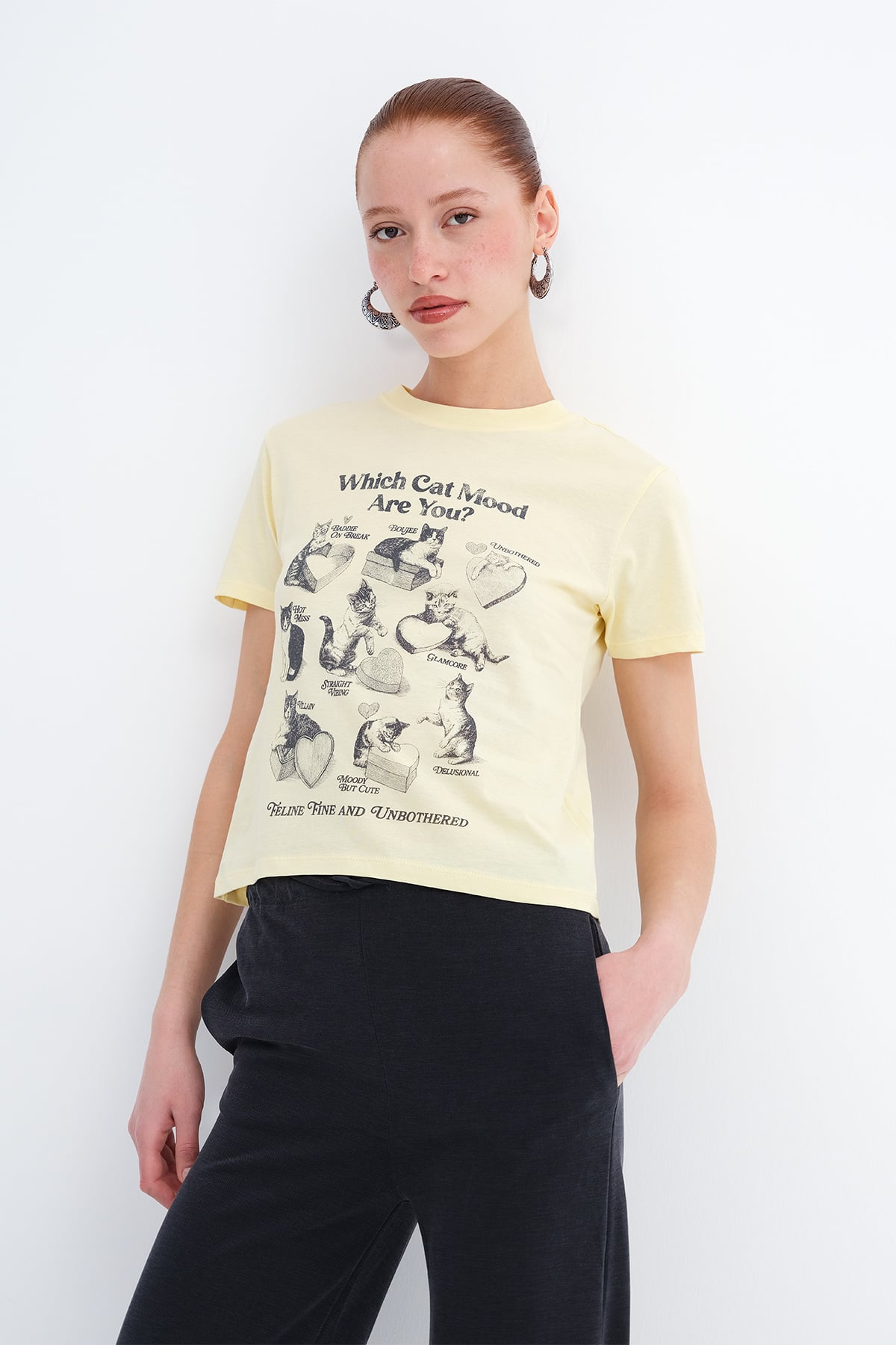 Light-Yellow_Cat-Print-T-Shirt-addax