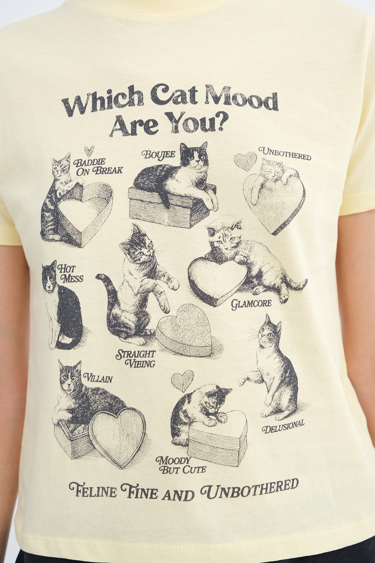 Light-Yellow_Cat-Print-T-Shirt-addax