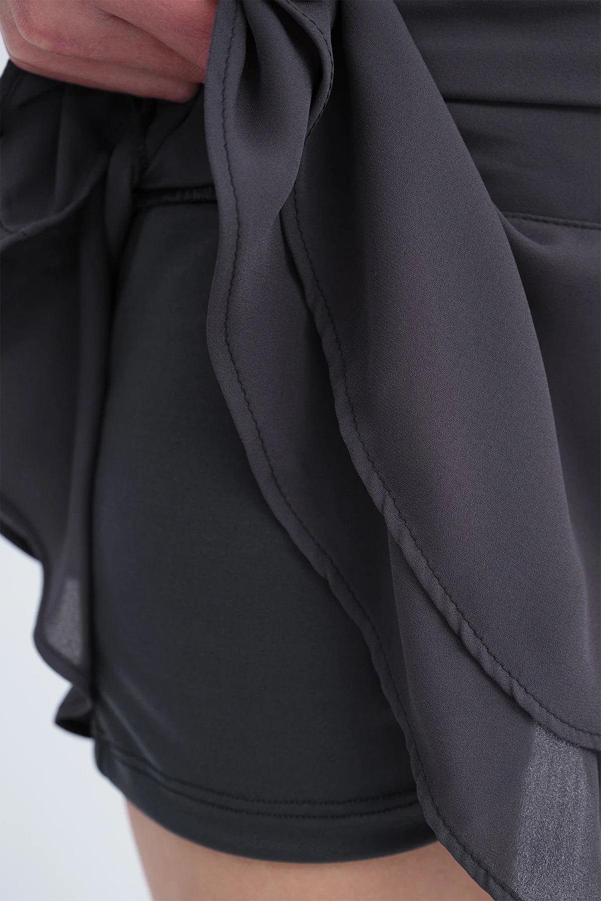 Lead-Grey_Layered-Skort-Mini-Skirt-addax