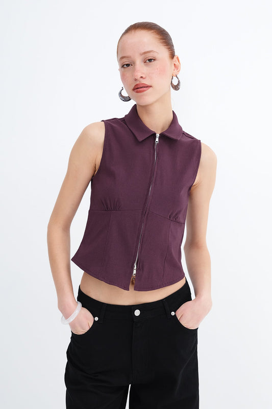Gardenia_Sleeveless-Zip-Up-Shirt-addax