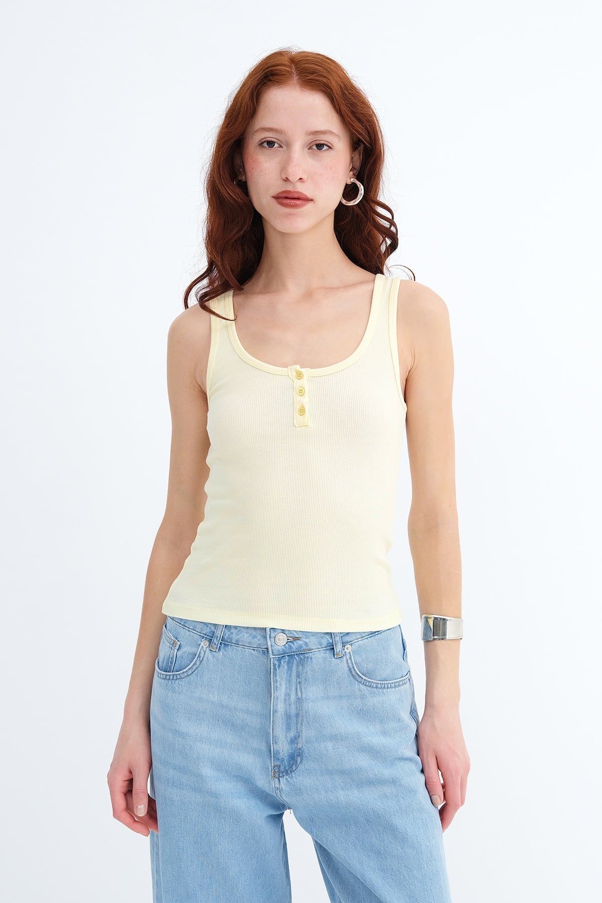 Yellow_Buttoned-Modal-Tank-Top-addax