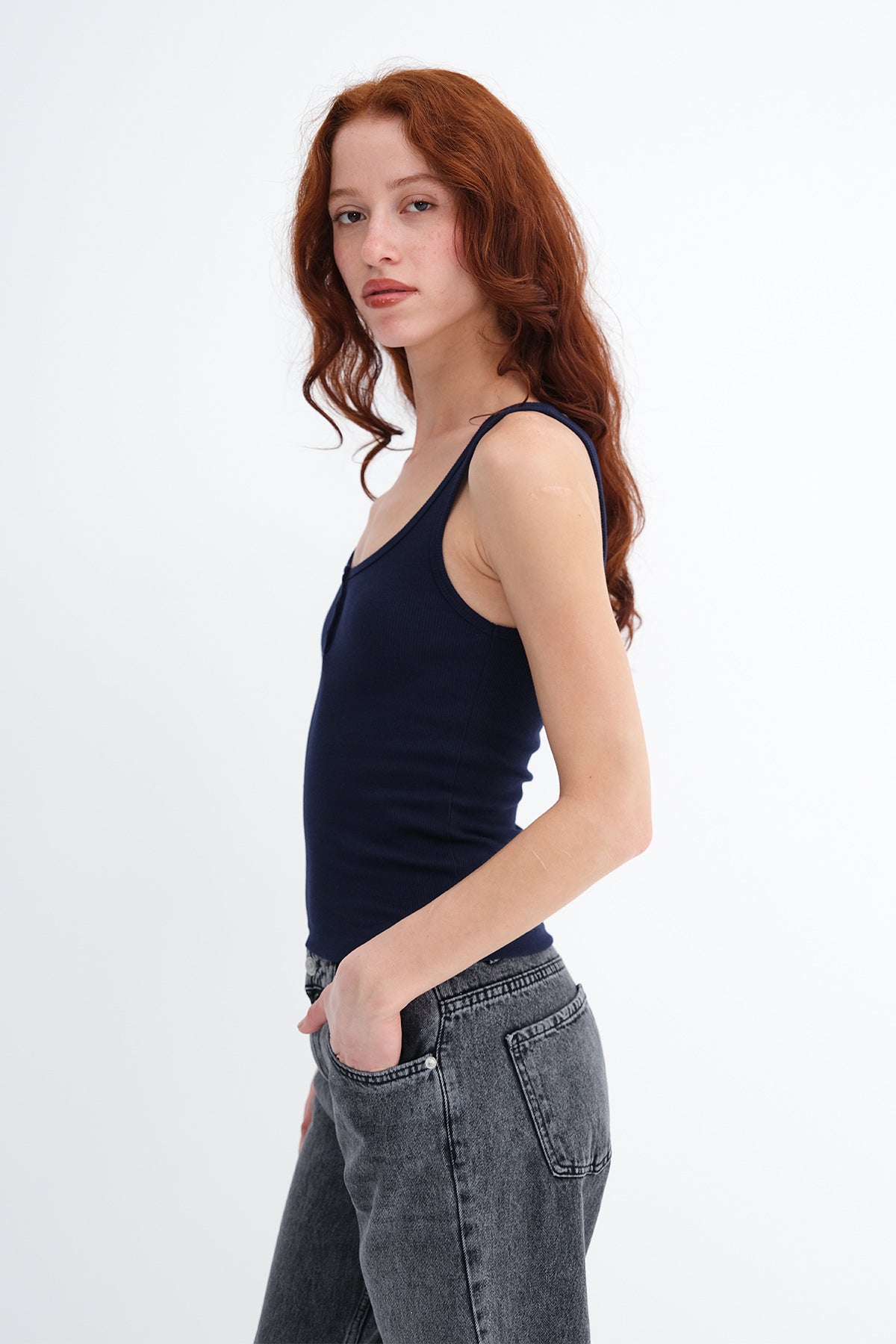 Night-Blue_Buttoned-Modal-Tank-Top-addax