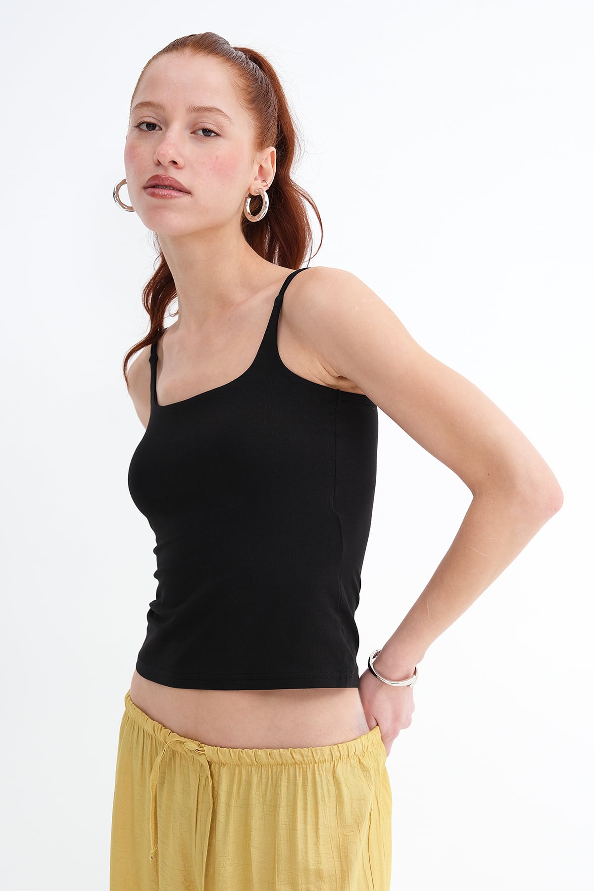 Padded Chest Modal Tank Top