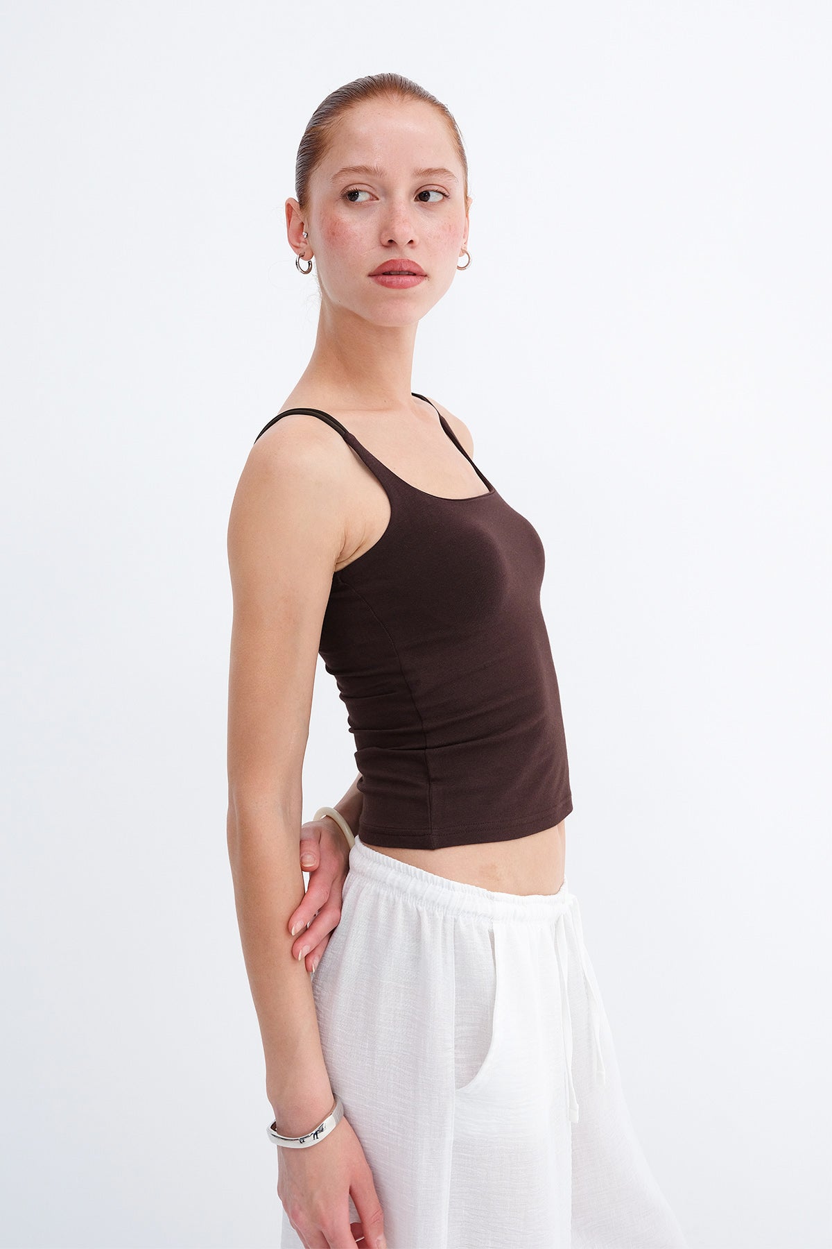 Brown_Padded-Chest-Modal-Tank-Top-addax