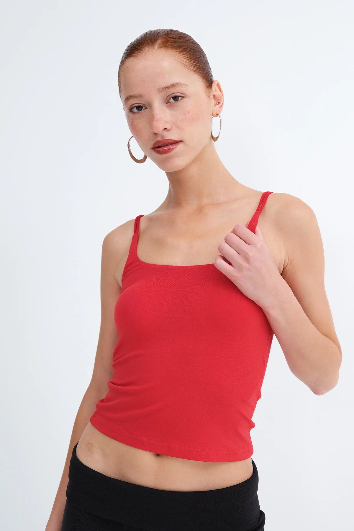 Padded Chest Modal Tank Top