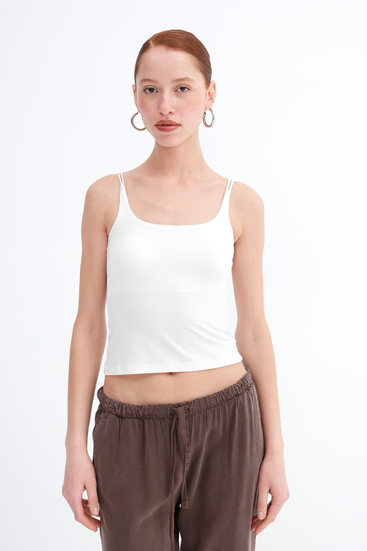 Ecru_Padded-Chest-Modal-Tank-Top-addax