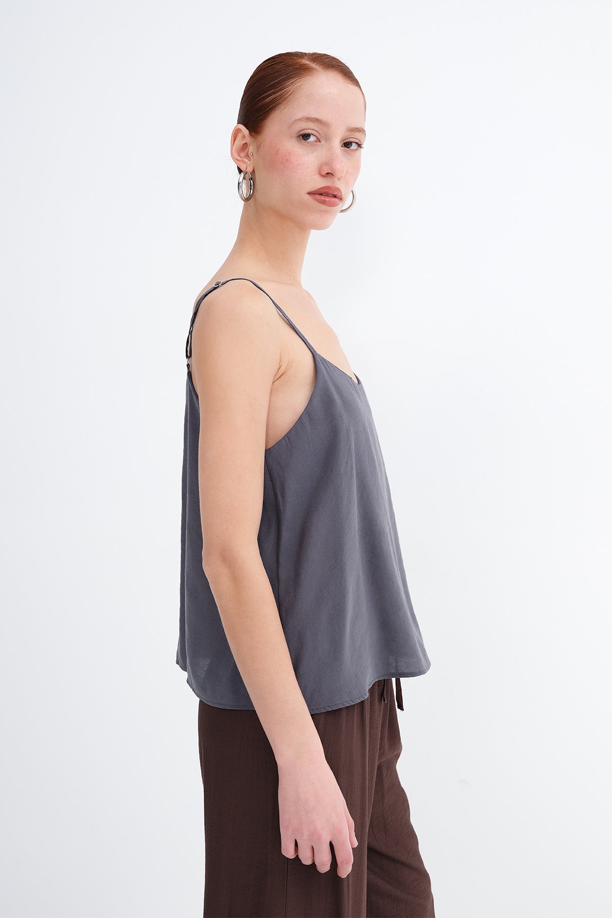 Charcoal_Adjustable-Strap-Blouse-addax
