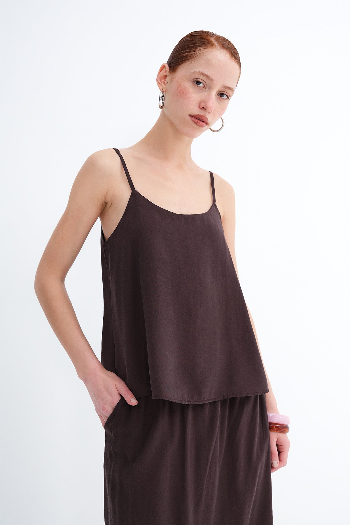 Bitter-Coffee_Adjustable-Strap-Blouse-addax