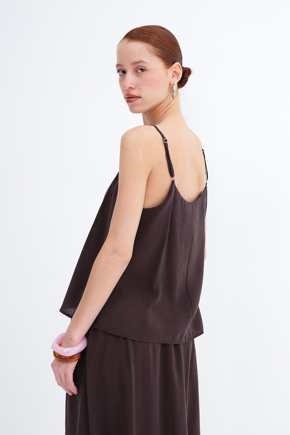 Bitter-Coffee_Adjustable-Strap-Blouse-addax